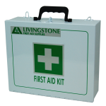 FIRST AID EMPTY METAL CASE LARGE 28X23X9CM REFLECTIVE EA