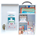 LIV FIRST AID KIT CLASS B COMPLETE SET IN METAL CASE WHS REG