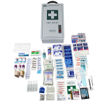 LIV CONSTRUCTION FIRST AID KIT COMPLETE SET IN METAL CASE
