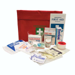 LIV AUTO FIRST AID KIT COMPLETE SET IN NYLON BAG WHS REG
