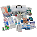 VICTORIA STANDARD FIRST AID KIT COMPLETE SET IN PLASTIC CASE