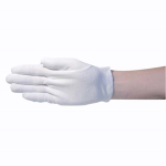 LIV COTTON GLOVES LATEX FREE SMALL, WHITE, RETAIL PACK, PAIR