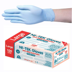 NI-TEK NITRILE PREM GLV ASNZ PF EN374 LRG BLUE HACCP 100/BOX