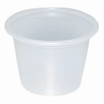 LIV PLASTIC PORTION CUPS 29.6ML OR 1 OUNCE WHITE 250/PCK