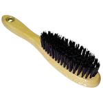 PET UTILITY BRUSH, WOOD BACK, PVC, MEDIUM, 210MM, EA