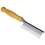 PET MOULTING COMB, ALT LONG/SHORT, PACKAGED, EA