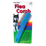 PET FOUR PAWS FLEA COMB, PLASTIC HANDLE, PACKAGED, EA