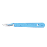 DISPO SCALPEL W/HANDLE, S/S, SIZE 10, STERILE, 10/BOX