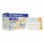 TERUMO HYPO NEEDLE 25G X 0.65IN 17MM ULTRA THIN ORG 100/BOX