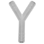 Y CONNECTOR W/SERRATION FITS 10MM TUBES AUTOCLAVABLE PP EA