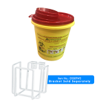 LIV NEEDLES SHARPS WASTE COLLECTOR 1.4L WITH LID YELLOW EACH