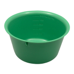 LIV BOWL BASIN 600ML AUTOCLAVABLE PLASTIC GREEN 10/CTN