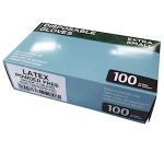 ECONOMY LATEX GLOVES POWDER FREE EXTRA SMALL CREAM 100/BOX