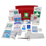 AUTO FIRST AID KIT CLASS C PLUS COMPLETE SET IN NYLON POUCH