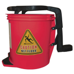 LIVINGSTONE MOP WRINGER BUCKET WIDE MOUTH 16 LITRES RED EACH
