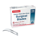 LIV SURGICAL SCALPEL BLADE SIZE 12 CARBON STEEL 100/BOX