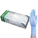 NI-TEK NITRILE GLV LNGCUF 300MM ASNZ PF EN374 XXL BLU 100/BX