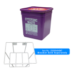 LIV CYTOTOXIC WASTE DISPOSAL SAFE 5L SQUARE W/ LID PURPLE EA