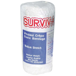 SURVIV-A-WRAP CREPE BANDAGE MEDWEIGHT 7.5CMX4M WRNKLED LOOSE