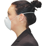 LIV ROUND DUST MASK NON THERAPEUTIC USE ELAS HEADBAND 50/BX