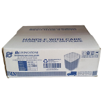 LIV GARBAGE BAG BIN LINER 18L 45X54CM 10UM HD WHITE 1000/CTN