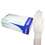 UNIV LATEX GLOVES ASTM LOW POWDER MEDIUM CREAM 1000/CTN