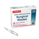 LIV SURGICAL SCALPEL BLADE SIZE 15 CARBON STEEL 100/BOX