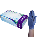 UNIVERSAL VINYL GLOVES 4.5G LOW POWDER S BLUE HACCP 100/BX
