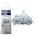 LIVINGSTONE COTTON MOP HEAD 450G 22MM SCREW TYPE WHITE EACH