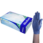UNIV VINYL GLOVES 5.0G HACCP LOW POWDER M BLUE 1000/CTN