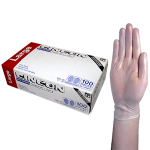 LINCON VINYL GLOVES 5.5G HACCP POWDER FREE L CLEAR 100/BOX