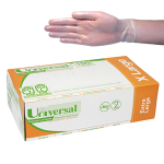 UNIV VINYL EXAM GLOVES 7.0G ASTM LOW POWDER XL CLEAR 1000/CT