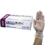 LINCON VINYL EXAM GLVS 5.5G ASTM POWDER FREE S CLEAR 1000/CT