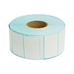 LIV THERMAL PAPER LABELS 100X50MM BIO WHITE 1000 LABELS/ROLL