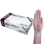 LINCON VINYL GLOVES 4.5G HACCP POWDER FREE S CLEAR 1000/CTN