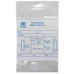 LIV ZIP LOCK BAG 80X120MM RECYL PLASTIC W/UN LOGO 1000/PACK
