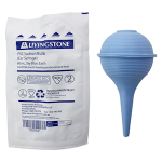 LIV SUCTION EAR SYRINGE BULB 60ML LATEX FREE STERILE BLUE