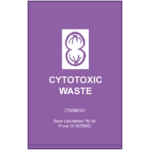 LIV CYTOTOXIC WASTE BAGS, 60 X100CM, 70L, PURPLE, LOOSE