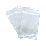 LIV ZIP LOCK BAG 90X150MM 40UM RECYL PLASTIC CLEAR 100/PK