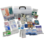 VICTORIA STANDARD FIRST AID KIT COMPLETE SET IN PLASTIC CASE