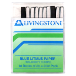 LIV LITMUS PAPER BLUE FOR ACIDITY TESTING 200 TESTS/PK