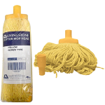LIVINGSTONE COTTON MOP HEAD 400G 22MM SCREW TYPE YELLOW EACH