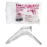 LINCON VAGINAL SPECULUM DUCKBILL RATCHET STRL CLR LRG 20/BOX