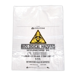 LIV AUTOCLAVABLE WASTE BAG 55X70CM 36L 50uM PP CLEAR 250/CTN