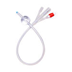 LIV SILICONE FOLEY BALLOON CATH 3-WAY 18FG RED 30ML 10/BX