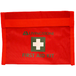 LIV FIRST AID EMPTY NYLON POUCH 29.5X22CM RED EA
