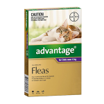 BAYER ADVANTAGE, FLEA TREATMENT FOR CATS OVER 4KG, 4PCS/PACK