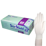 S/SHIELD LTX EXAM GLV AS/NZ PF LCUFF 30CM S CREAM 100/BX