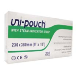 UNI-POUCH STERILISATION POUCH W/ INDICATOR 230X380MM 200/BOX