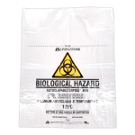 LIV AUTOCLAVABLE WASTE BAG 72X91CM, 70L 50uM PP CLEAR 250/CT